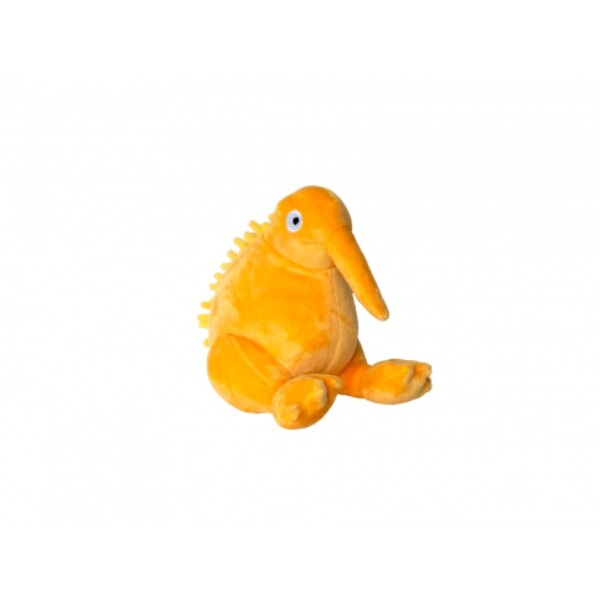 Hračka pes PLUSH plyš,pískací 16cm Kiwi 1ks oranžová