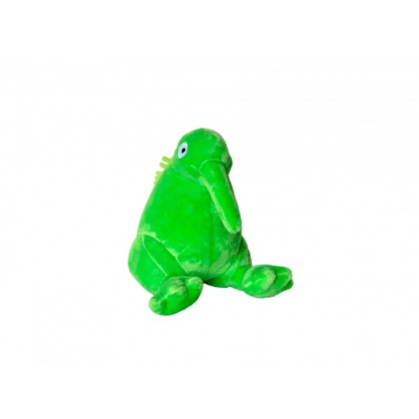 Hračka pes PLUSH plyš,pískací 16cm Kiwi 1ks zelená