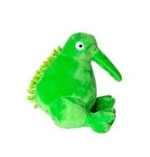 Hračka pes PLUSH plyš,pískací 16cm Kiwi 1ks zelená