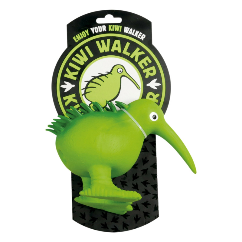Kiwi Walker Latexová hračka pískací Kiwi S 8,5 cm, zelená