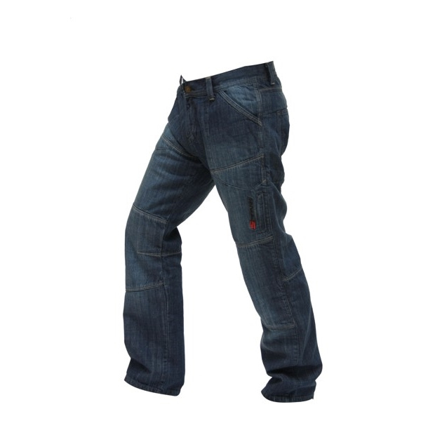 Pánské jeansové moto kalhoty Spark Track modrá 42/4XL