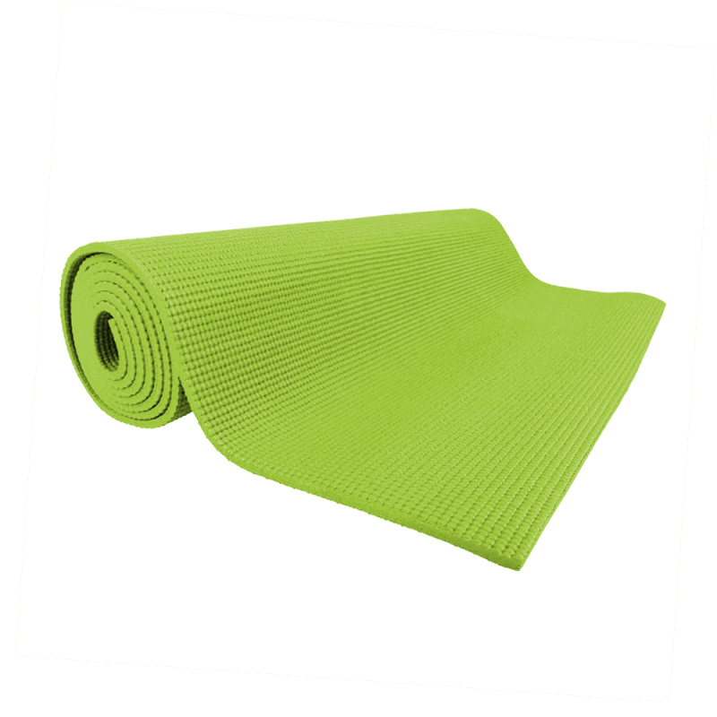 Podložka na cvičení inSPORTline Yoga 173x60x0,5 cm reflexní zelená