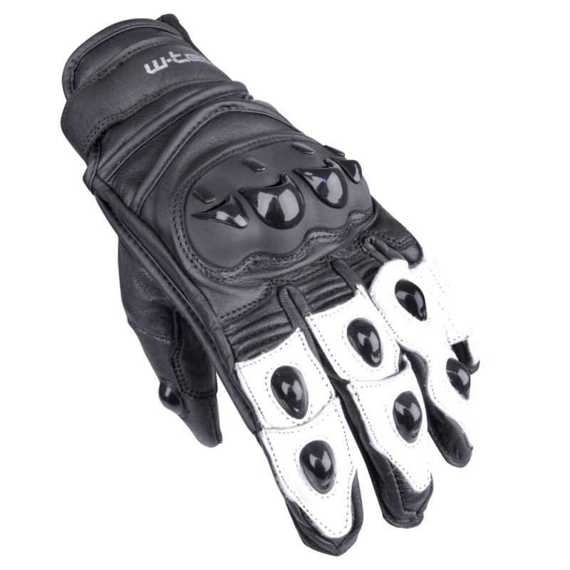 Moto rukavice W-TEC Radoon černo-bílá XXL