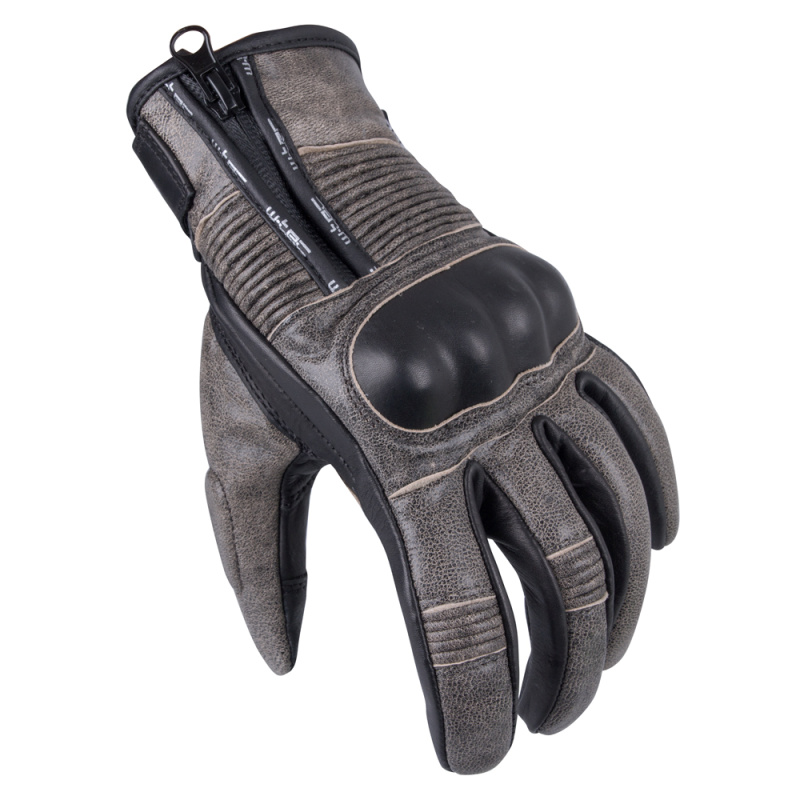 Pánské moto rukavice W-TEC Davili černo-hnědá XXL