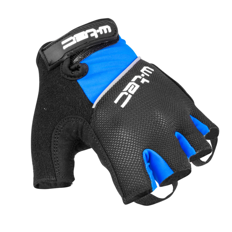 Cyklo rukavice W-TEC Bravoj modro-černá L