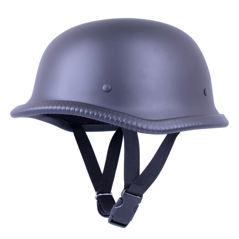 Retro otevřená moto helma Sodager DH-001 matně černá M (57-58)