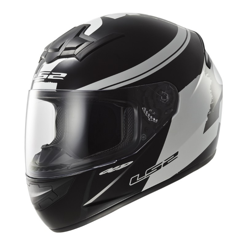Moto přilba LS2 FF352 Rookie Fluo Black-White černo-bílá XL (61-62)