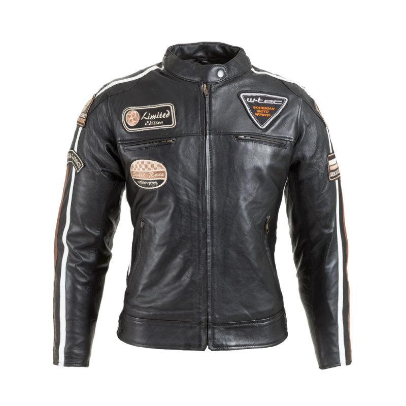 Dámská kožená moto bunda W-TEC Sheawen Lady Black černá 3XL