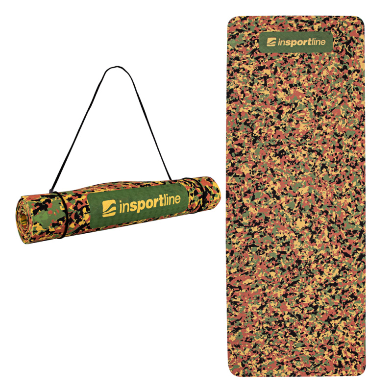 Karimatka inSPORTline Camu 173x61x0,4 cm hnědý maskáč