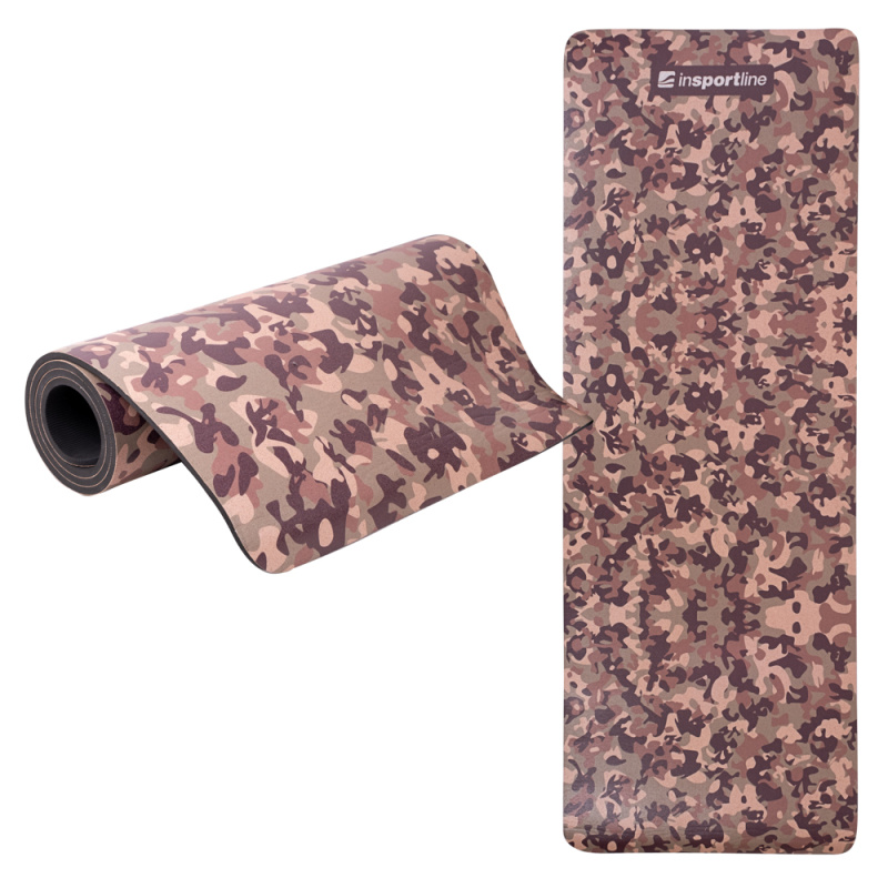 Karimatka inSPORTline Camu 173x61x0,8 cm hnědý maskáč