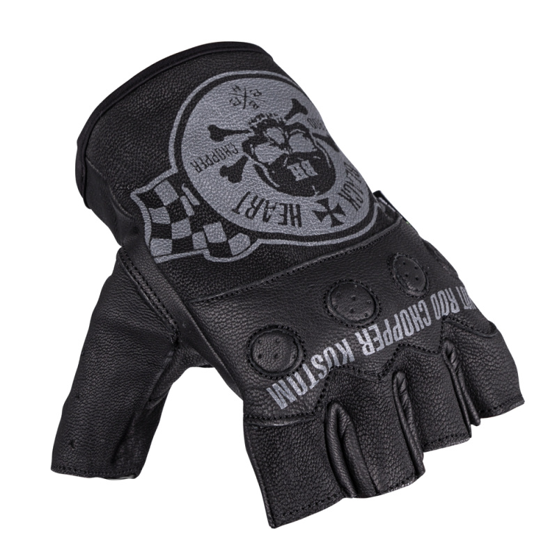 Moto rukavice na chopper W-TEC Black Heart Wipplar černá XS