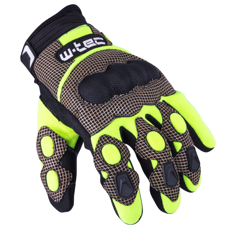Motokrosové rukavice W-TEC Derex černo-žlutá XXL