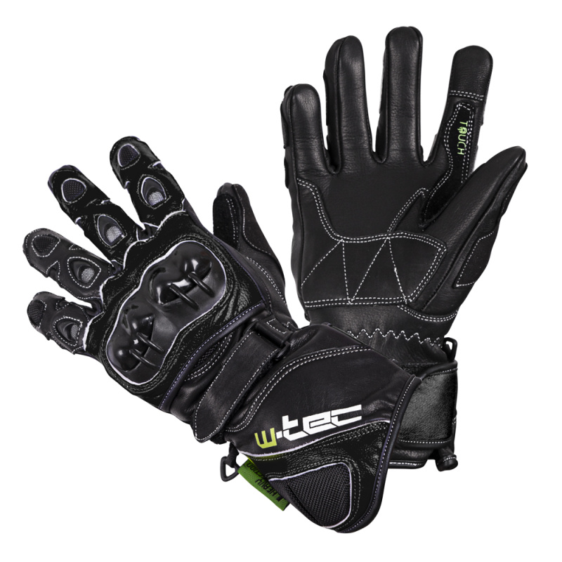 Motocyklové rukavice W-TEC Supreme EVO černá S