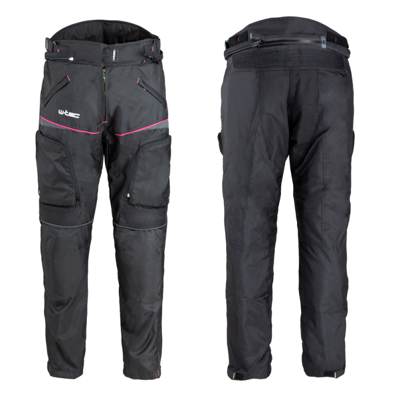 Dámské moto kalhoty W-TEC Propant Lady černo-růžová S