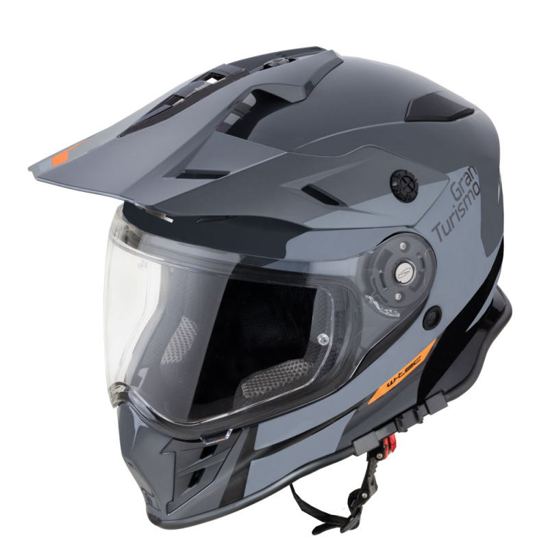 Moto přilba W-TEC V331 PR Graphic Shady Grey XS (53-54)