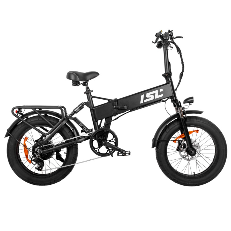 Skládací elektro fat bike ISL Baxom 840Wh 20" 16,5" (170-205 cm) Black