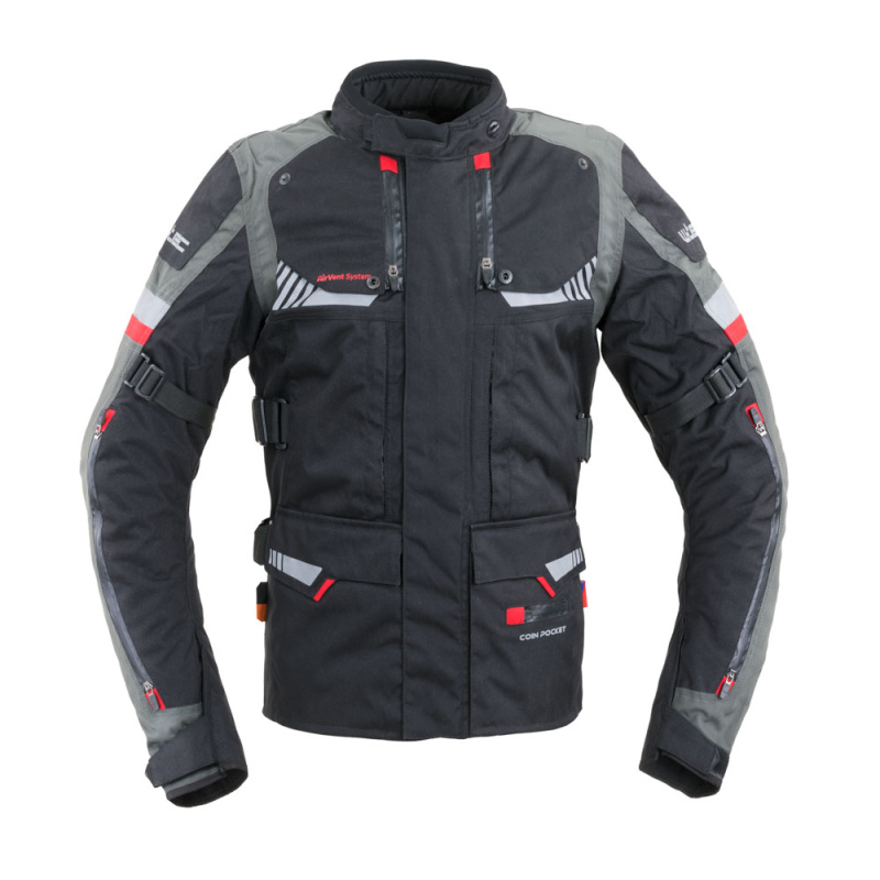 Touringová moto bunda W-TEC Excellenta Evo Thunderstorm Gray M