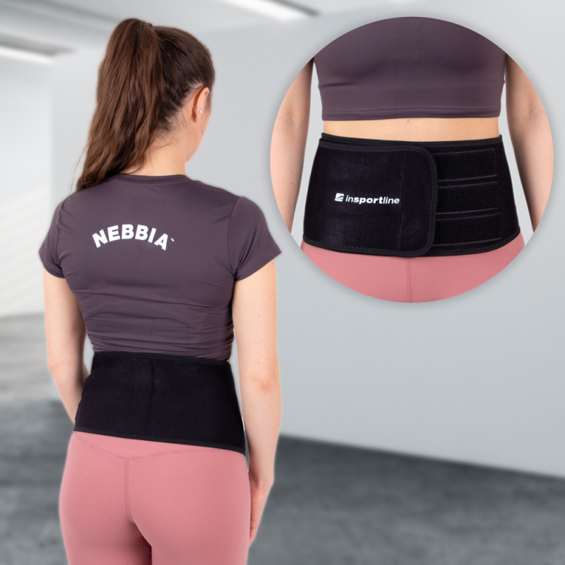 Neoprenový pás inSPORTline Waistup černá XL