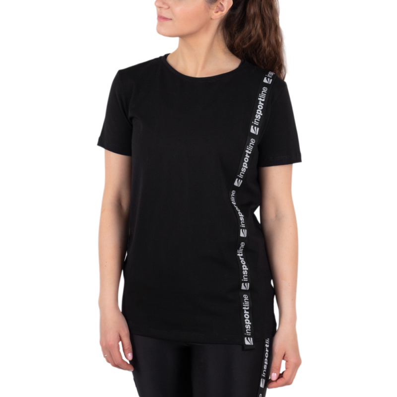 Dámské triko inSPORTline Sidestrap Woman černá XS