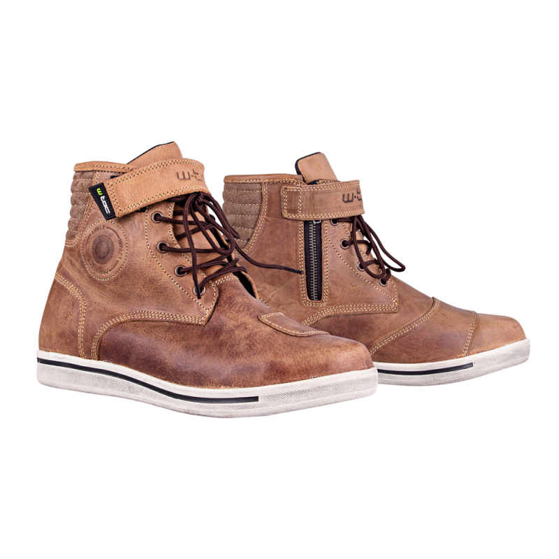 Moto boty W-TEC JuriCE Chico Leather Brown 40