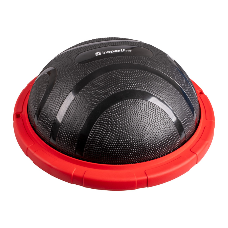 Balanční podložka inSPORTline Dome Edge červeno-černá