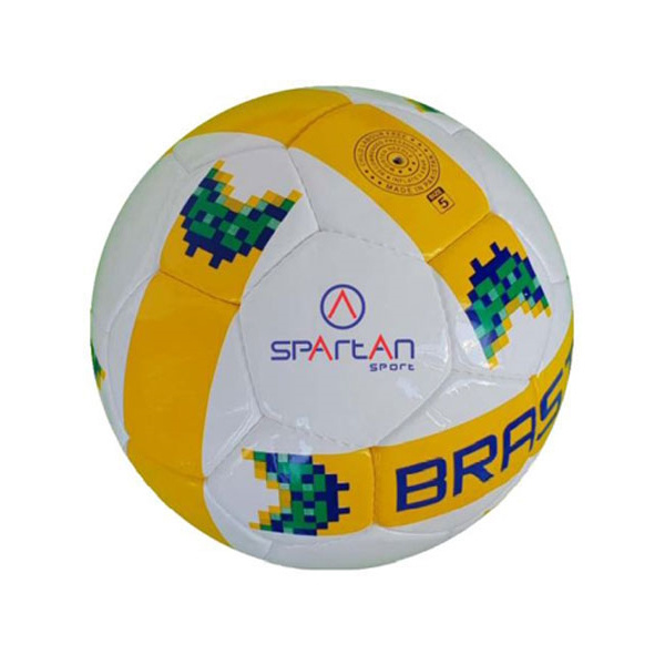 Fotbalový míč Spartan Brasil Cordlay vel. 5 bílo-žlutá