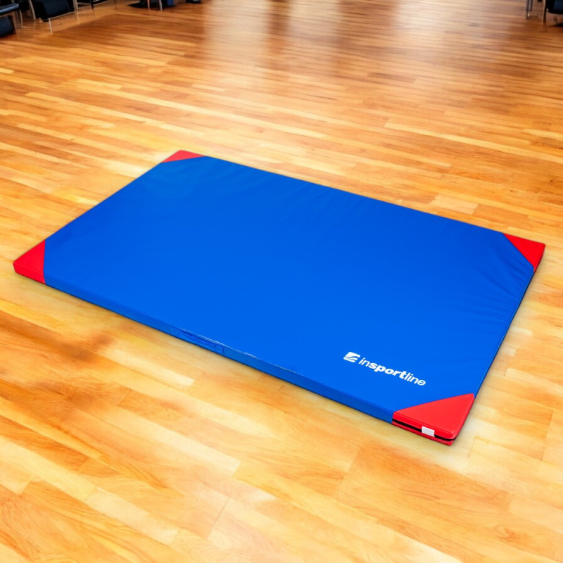 Gymnastická žíněnka inSPORTline Gabyk T90 200x120x6 cm modrá