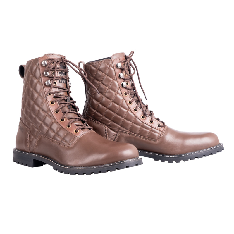 Dámské moto boty W-TEC Leocia Brown hnědá 40