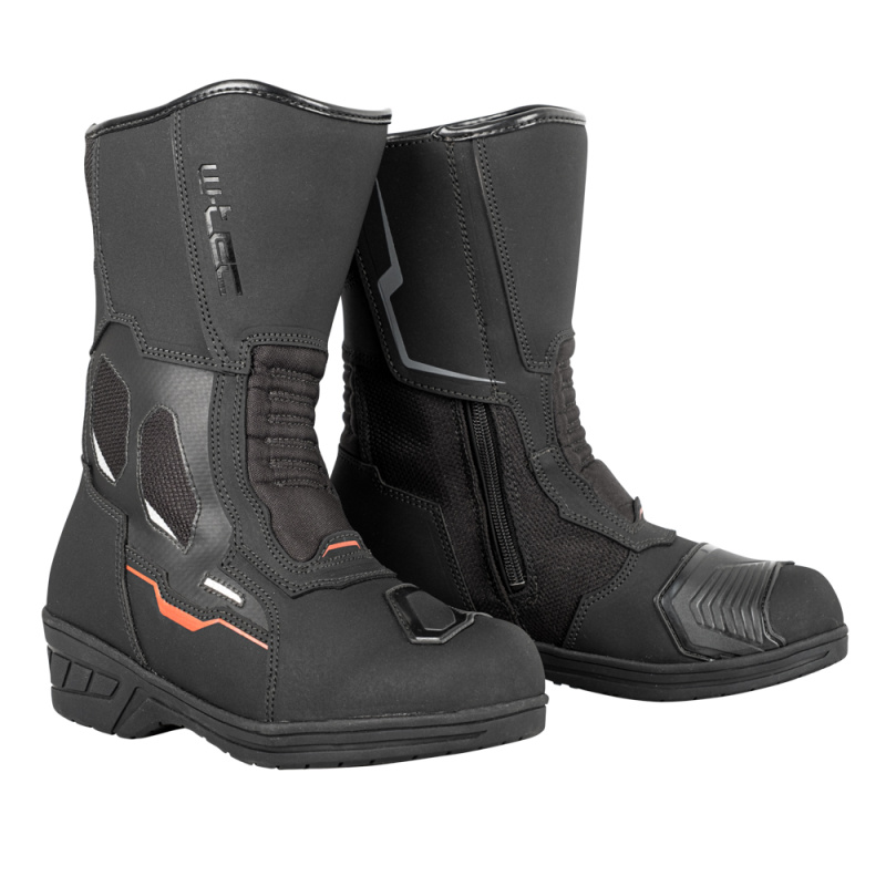 Dámské moto boty W-TEC Moanna černo-červená 40
