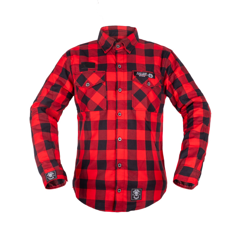 Košile W-TEC Black Heart Respector II červeno-černá XXL