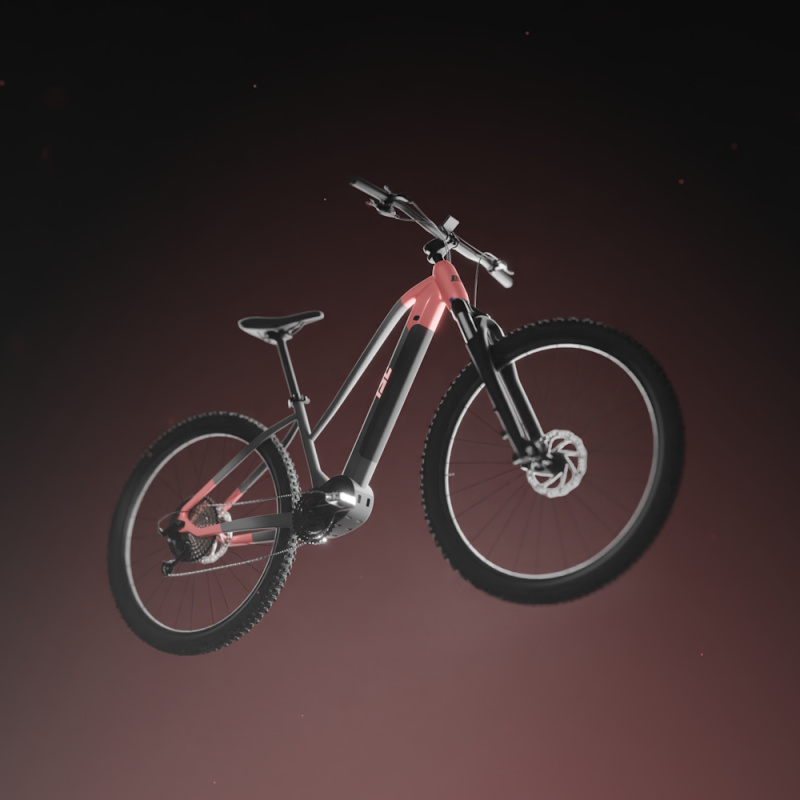 Dámské horské elektrokolo ISL Asuki 630 Wh 27,5" - model 2025 18" (165-175 cm) Marine Rose