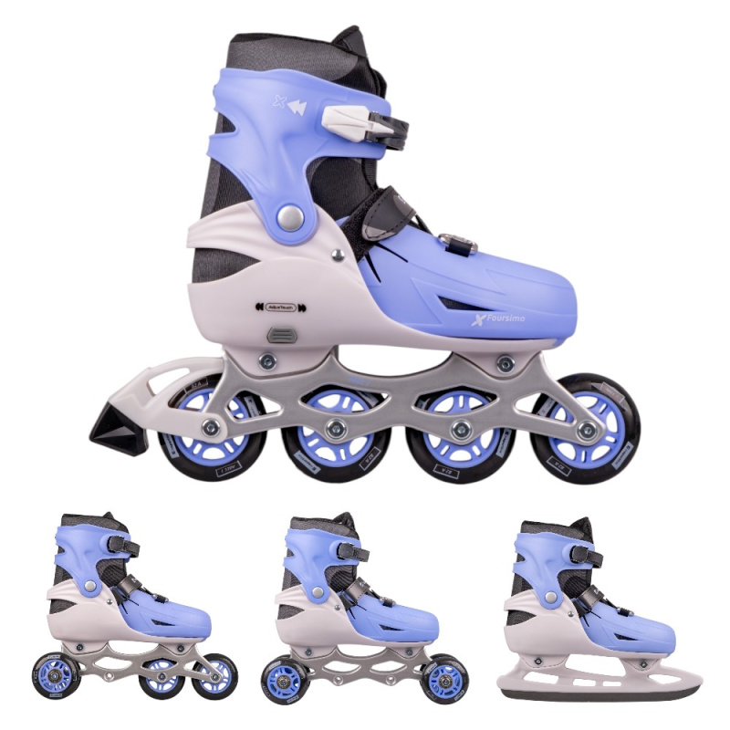 Nastavitelné brusle 4v1 inSPORTline Foursimo M (33-37)