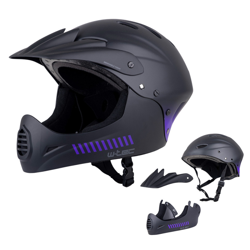 Downhill přilba W-TEC Campanero Noir Violet M (54-58)