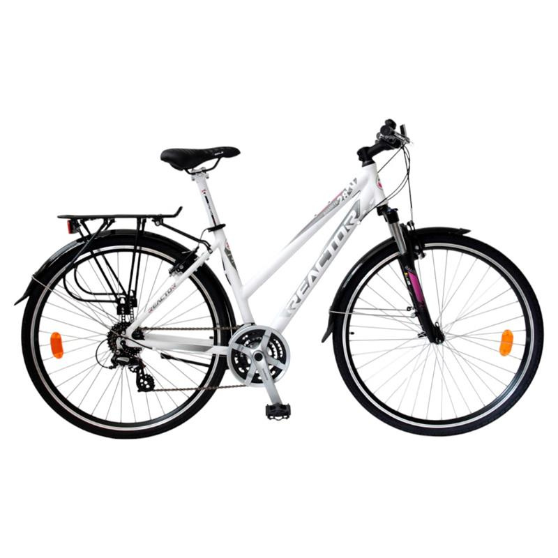 Dámské trekingové kolo Reactor Rambler 28" - model 2025 18" (170-180 cm) bílá