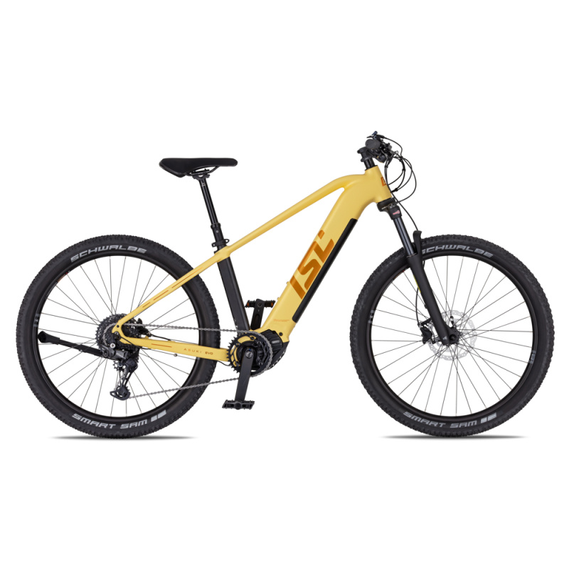 Dámské horské elektrokolo inSPORTline ISL Asuki EVO 835 Wh 27,5" - model 2026 M (15,5", 150-165 cm) Sunbeam Yellow