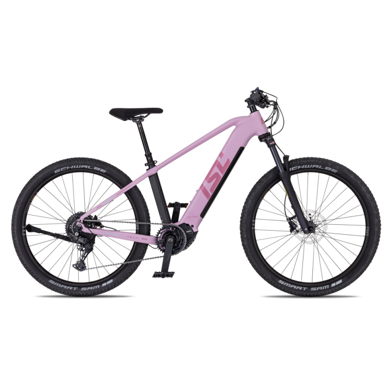 Dámské horské elektrokolo inSPORTline ISL Asuki EVO 835 Wh 27,5" - model 2026 M (15,5", 150-165 cm) Dusted Pink