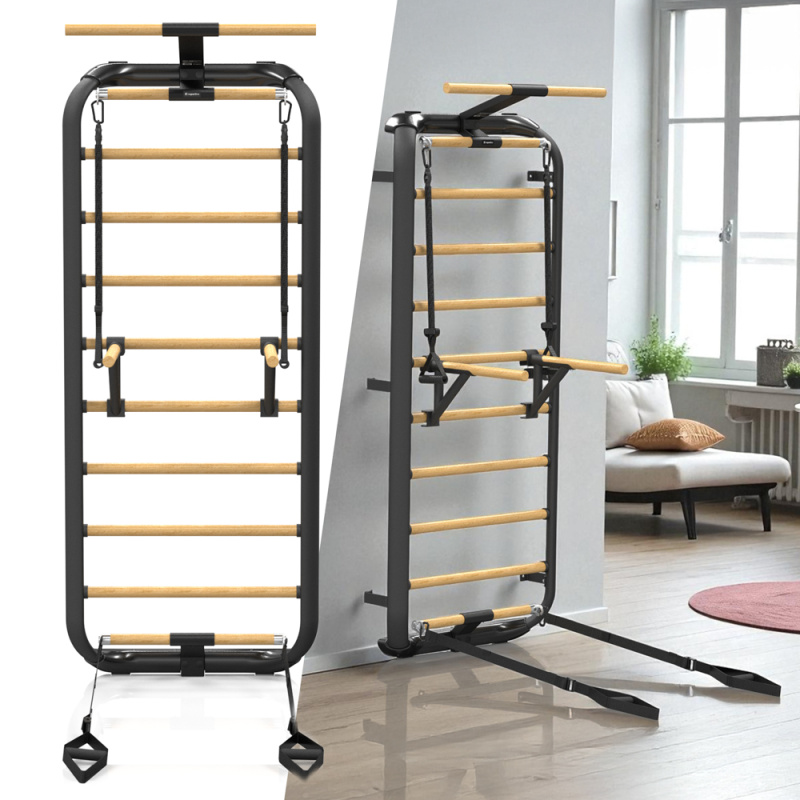 Žebřiny inSPORTline Wootkit 220x86 cm šedá