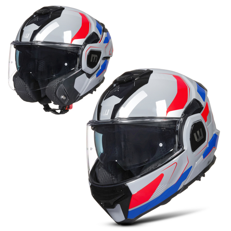 Překlopná moto přilba W-TEC Zoroz P/J Glossy Tricolor L (59-60)