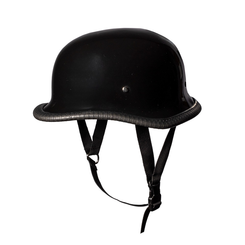 Retro otevřená moto helma Sodager DH-001 černá lesk XL (61-62)