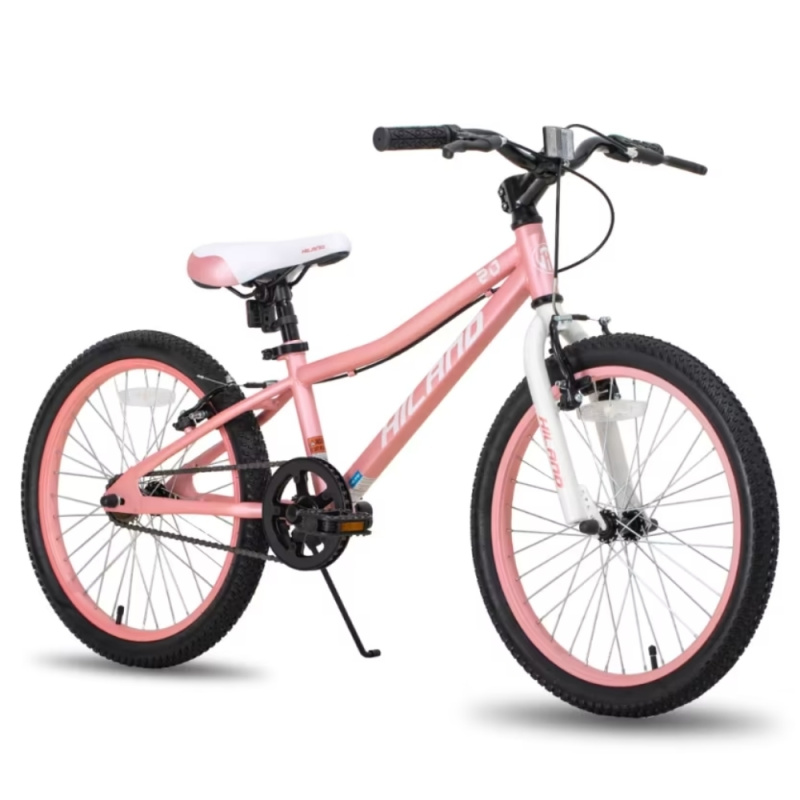 Juniorské horské kolo Hiland Climber Rigid 20" • 125-150 cm 11" (125-150 cm) růžová