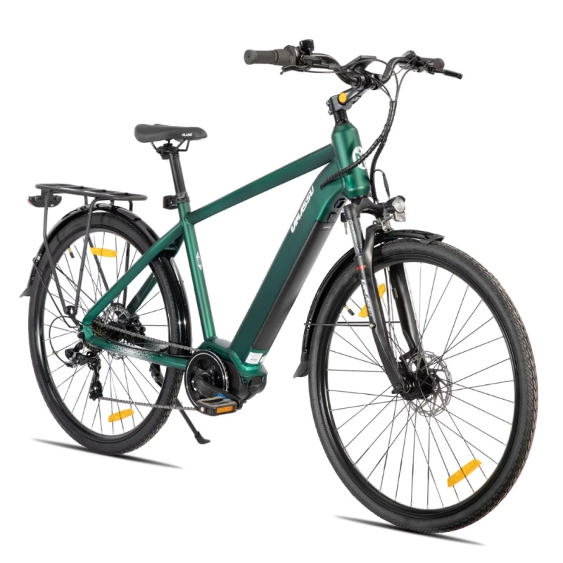 Trekingové elektrokolo Lamassu Allanton 27,5" 374Wh • dojezd až 80 km 18" (160-180 cm) zelená