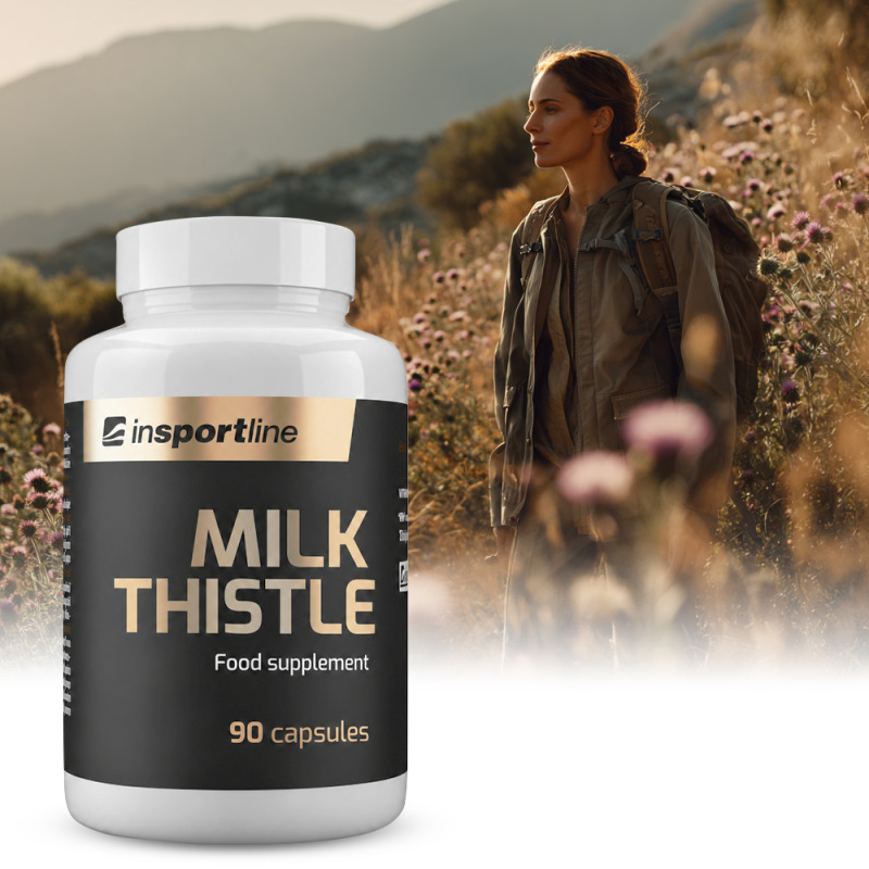 Doplněk stravy inSPORTline Milk Thistle, 90 kapslí