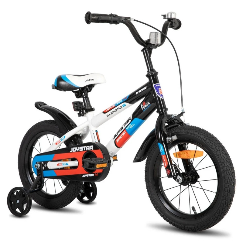 Dětské kolo Joystar Newberry 12" s kolečky • 82-105 cm bílá