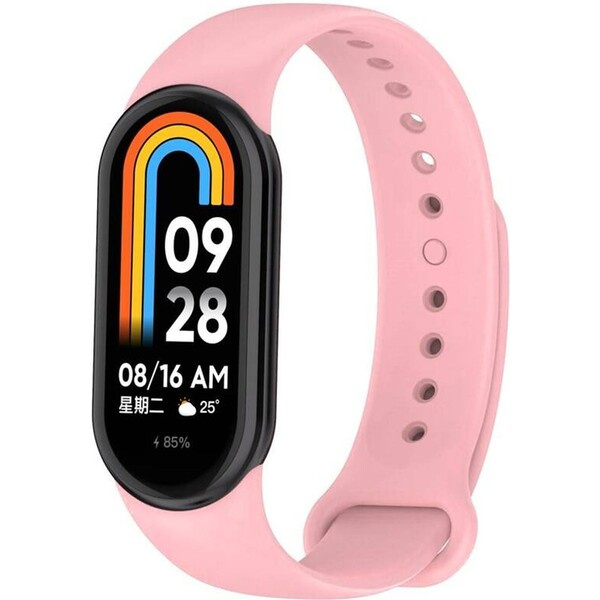 Řemínek RhinoTech na Xiaomi Mi Band 8 (RTACC479) růžový Světle růžová