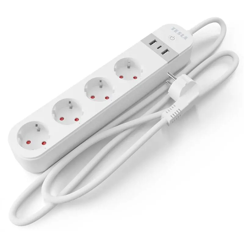 Tesla Smart Power Strip PS300 TSL-SPL-SPS300 Bílá