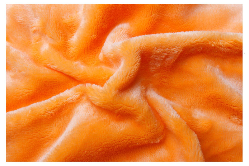 Svitap Prostěradlo mikroflanel oranžová (svítivě) Varianta: Prostěradlo mikroflanel oranžová (svítivě)  90x200x20 cm