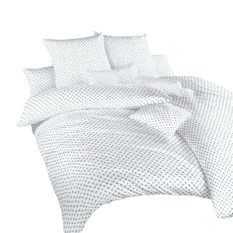 Dadka Povlečení krep Malé růže modré Varianta: Povlečení krep Malé růže modré 140x220, 70x90 cm
