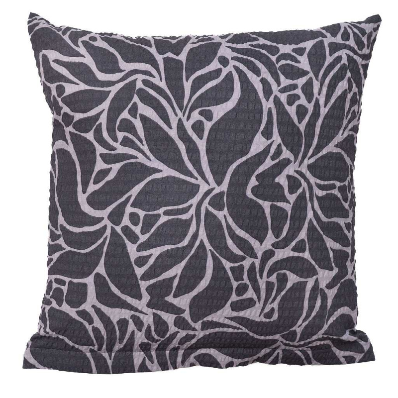 DADKA VRACOV Povlak na polštář krep Sorat tmavě šedý Rozměr: 40x40