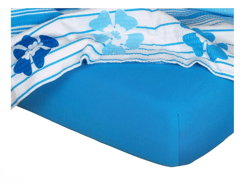 DADKA VRACOV Jersey prostěradlo denim Rozměr: 60x120x10 dětské