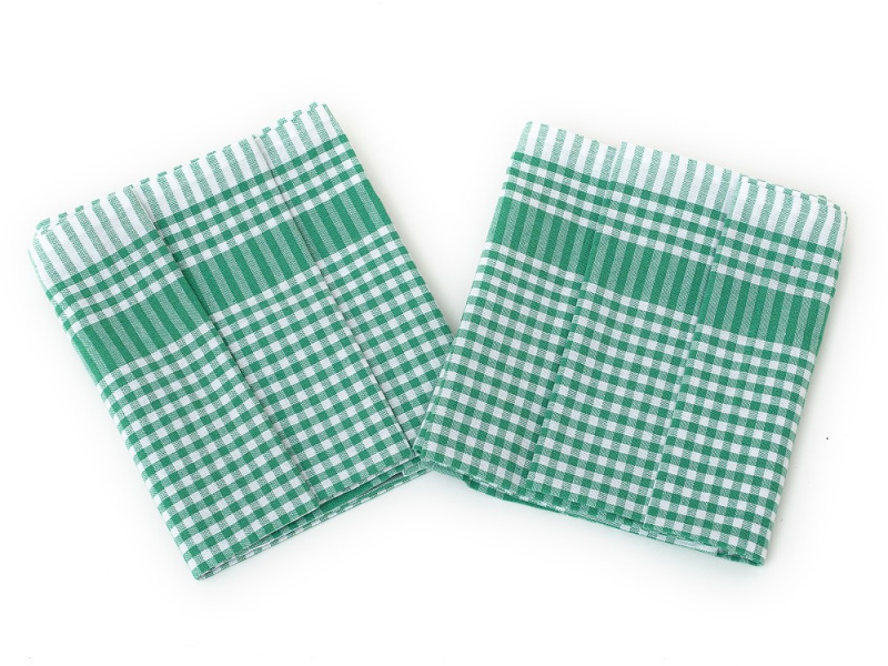 Bade Home Utěrka PAR zelenobílá kostka 3 ks Varianta: Utěrka PAR zelenobílá  kostka 45x65 cm  balení 3 ks